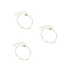  Set di 3 Bracciali Dolci Braccialetti di Perle per Donna Creazione Gioielli da