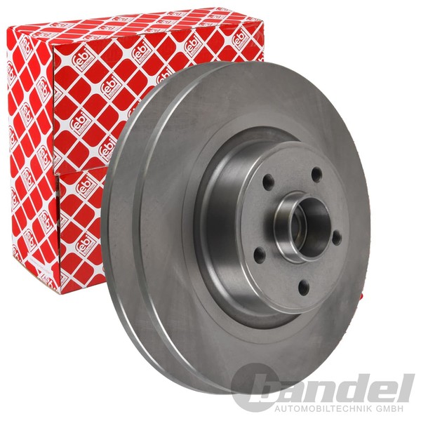 2X febi Bremsscheiben Ø300Mm Hinten Passend FÜR Renault Espace VEL-image
