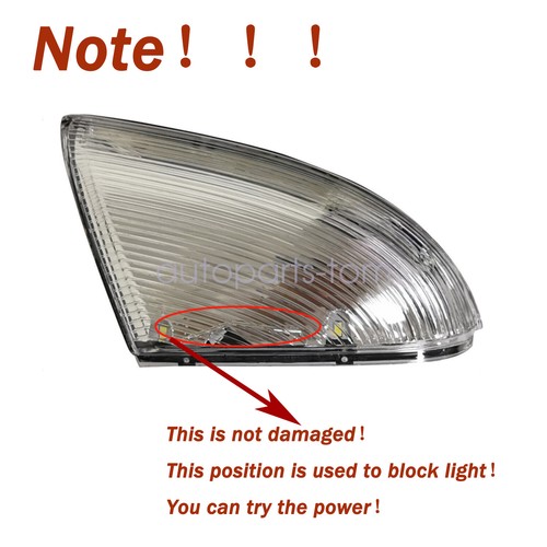 LED Sde Mrror Puddle Lghts For Dodge Ram 10-19 1500 2500 3500 4500