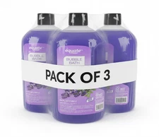 3 PACK - Equate Bubble Bath, for Adult, Senior and Teens, Lavender, 64 fl oz NEW