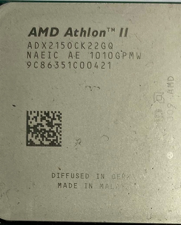 AMD Athlon II X2 215 ADX215OCK22GQ 2.7GHz Socket AM2+/AM3 Dual Core Processor - Image 2 of 4