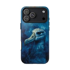 Funda protectora de teléfono Albatross Blue Sea pinceladas para iPhone | Galaxy | Pixel
