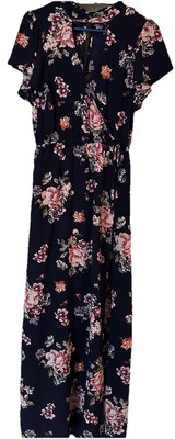 Mi Ami Small Floral Maxi Dress Romper | Boho Chic Shorts Combo Festival Outfit
