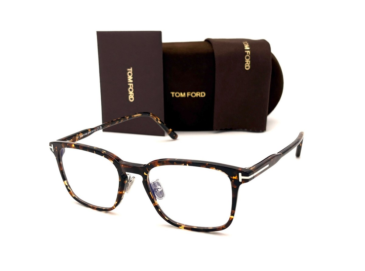 TOM FORD TF5690-B 056 クリップサングラス メガネ ハバナ Tom Ford FT5928-B 056 Tortoise Havana / Blue Block Clear Lens 53mm