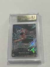 One Piece Legacy Of The Master Roronoa Zoro OP12-020 Leader Alt Art BGS 9.5 ENG