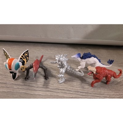 Mecha Godzilla Lot Of 5 Mothra Figure Kaiju Monster Movie Mini Figure Fig Zilla