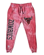 Flatbush Zombies FBZ Chicago Bulls Threepeat Sweatpants - Size Large