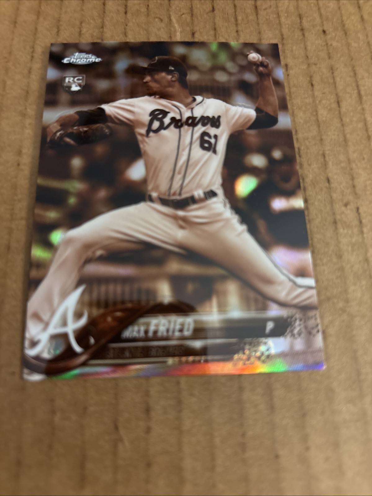2018 Topps Chrome SEPIA REFRACTOR Max Fried RC #66 Atlanta Braves Baseball (f3)