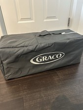 Graco Pack 'n Play Portable Foldable Play Yard w/ Wheels Carry Bag, Gray
