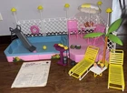 Vintage Barbie Tropical Pool and Patio Set Playset Mattel 1986 (Read)