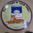 ESSO TIGER PORCELAIN ENAMEL SIGN 29 X 29 INCHES