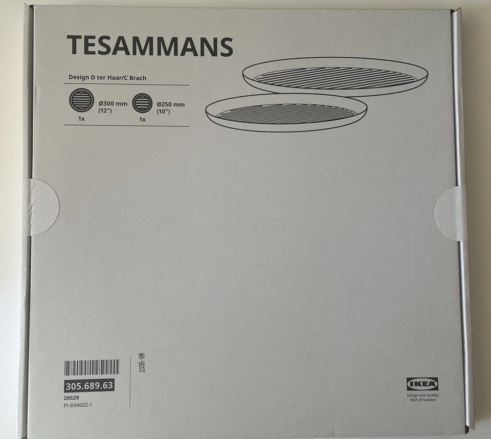 IKEA Design Tablett,2er Set,Stahl, rund, grün lila,OVP,sold out - Bild 3 von 4