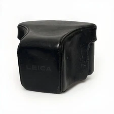 Leitz Leica Genuine Leather Black Ever Ready Case For M6 M7 Camera Germany