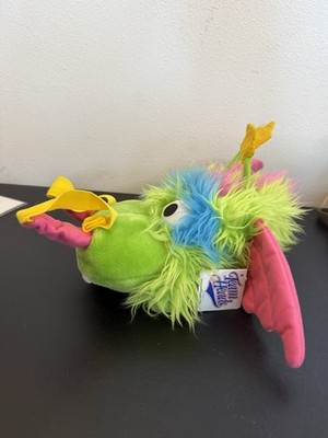 Orlando Magic Stuff The Magic Dragon Team Heads Plush Hat NBA Mascot NWT RARE