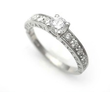 BVLGARI Dedicata a Venezia Ring Pt950 US 4-1/2 P0054025