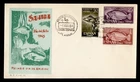 DR WHO 1964 SPANISH SAHARA FDC FISH STAMP DAY CAHCET COMBO R24829