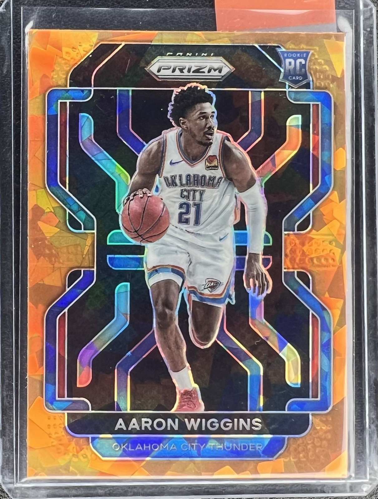 2021-22 Panini Prizm - Aaron Wiggins #286 Orange Ice Prizm (RC)