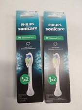 Philips Sonicare Lot Of 2 W DiamondClean Genuine Toothbrush Heads