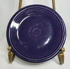 Retired Color: Fiestaware 7 1/4" Salad Plate, Plum Purple, Fair Condition