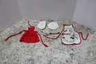 Vintage Mattel Barbie & Ken Doll Aprons Chefs Hats Utensils **ISSUES**