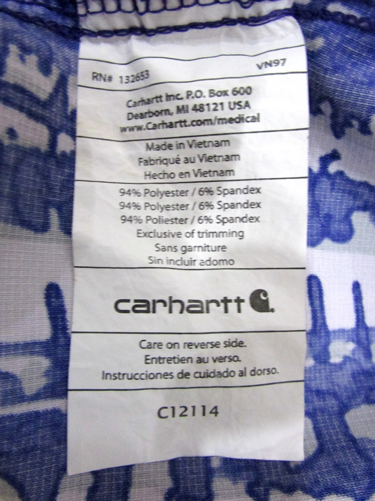 Carhartt Womens Scrub Tops Size M Lot Of 2 thumbnail 6