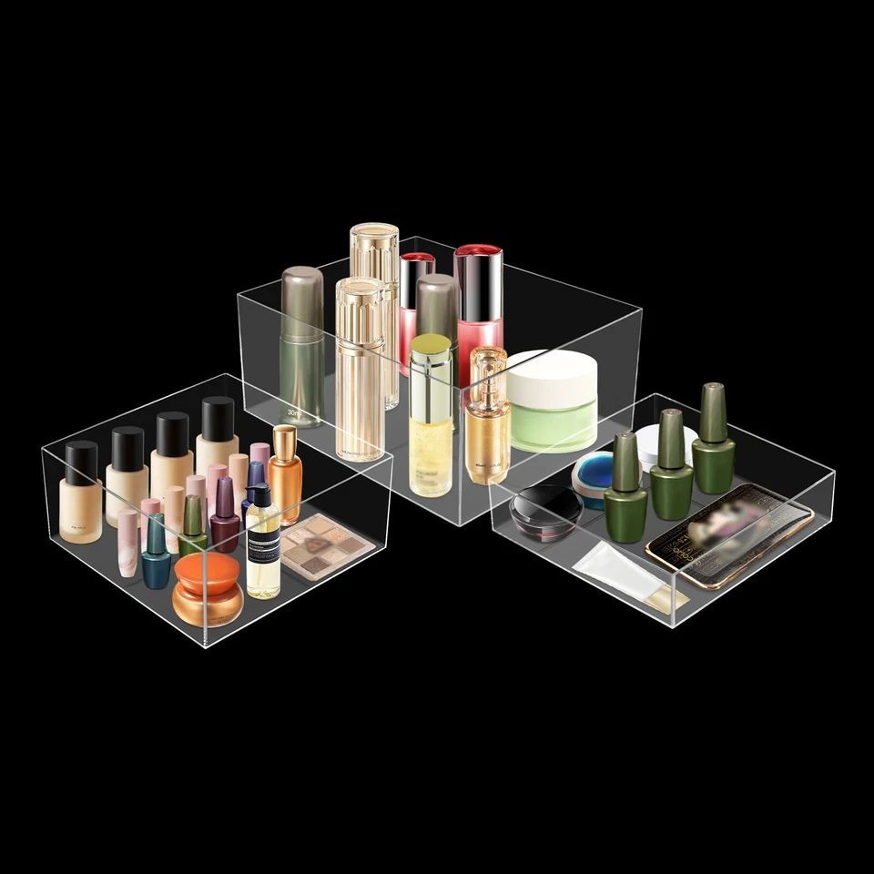 3 juegos de soportes elevadores de exhibición de 8/9/10 pulgadas soportes de exhibición fondos huecos Foto 4 de 4