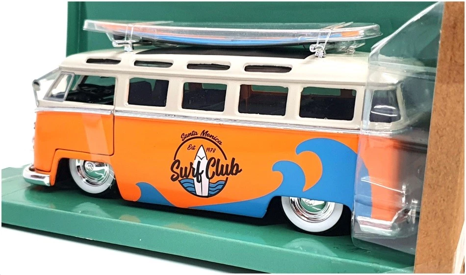 Jada 1/24 Scale 34231 - 1962 Volkswagen Bus Slug Bug Punch Buggy — 第 2/4 张图片