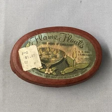 Vintage 1950s Flame Floats Glafey Night Lights Nurnberg West Germany