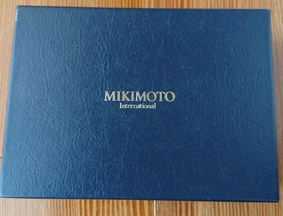 MIKIMOTO Pearl Accessory Case Smooth leather/suede look ship From