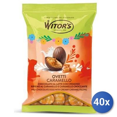 40X Multipack Witors Maxi Ovetti 110G Chocolate-Caramel
