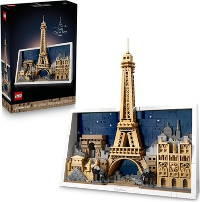 LEGO  Architecture: Paris   City of Love (21064)  Eiffel Tower Display Set  