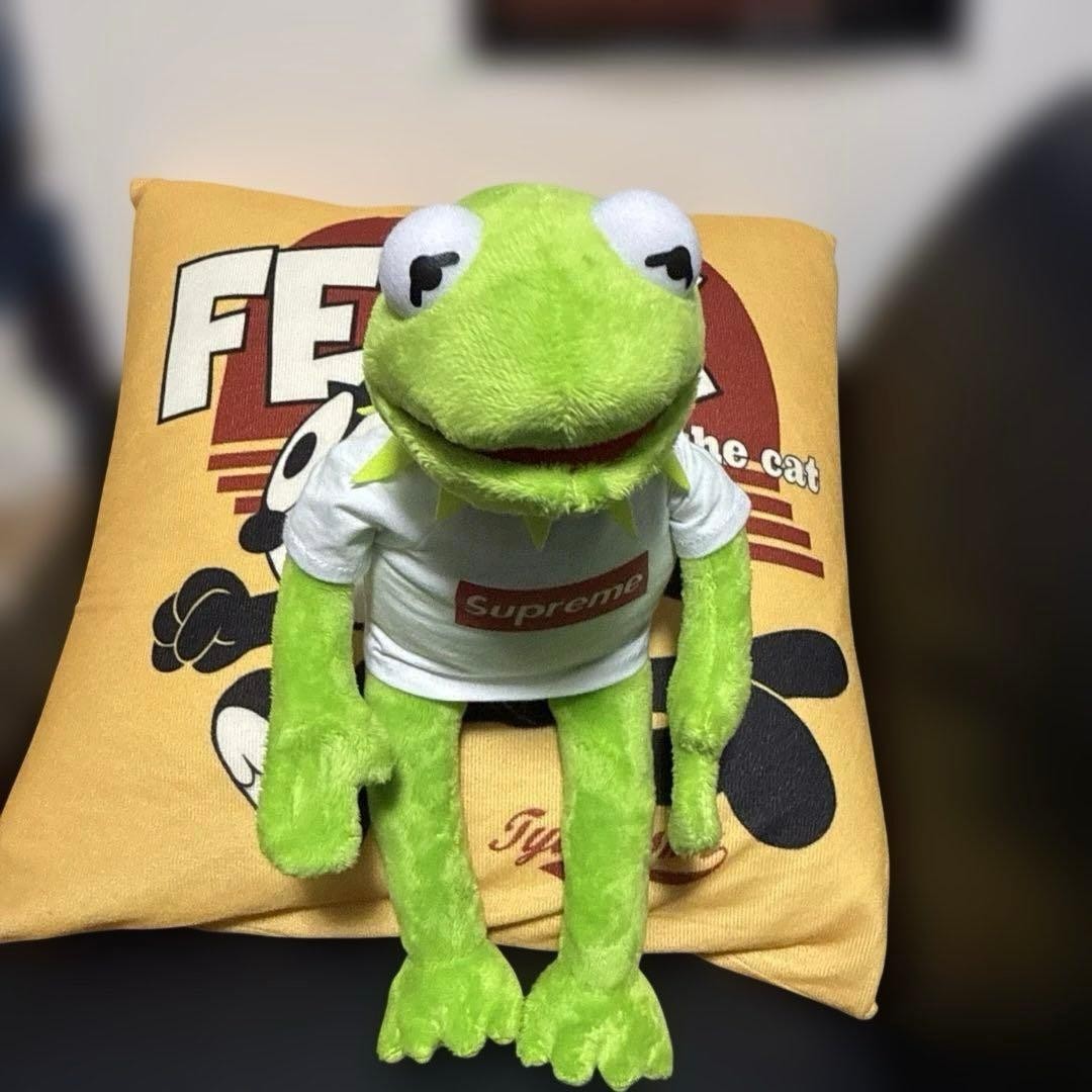 Supreme x Kermit the Frog Plush Toy 2008 Box Logo Streetwear