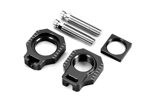 Accessori Bici Fixie Set 2 Tendicatena IUSOT Alluminio - Per BMX, Fixie