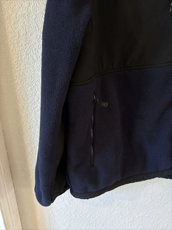 Chaqueta polar con cremallera Tek Gear para hombre XL manga larga azul 100 % poliéster. Bolsillos. Foto 4 de 4