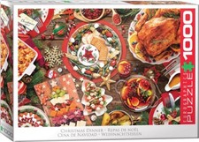 Christmas Dinner 1000 Piece Jigsaw Puzzle Eurographics New