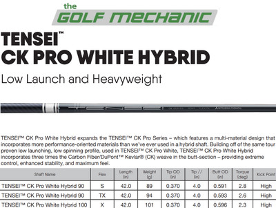 Tour Issue MCA Tensei CK Pro White Hybrid | eBay 愛用 PRO CK TENSEI WHITE TX 100 HYBRID クラブ