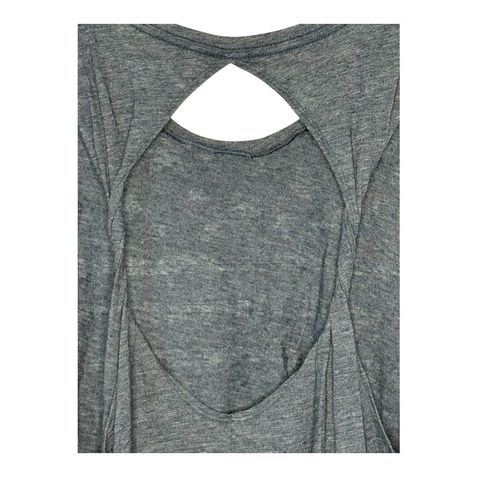 Camiseta sin mangas BCG bandera americana patriótica sin mangas recortada espalda azul para mujer talla XL Foto 4 de 4