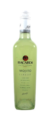 (19,76 /l) Bacardi Mojito Flavoured Spirit Drink 15% 0,7l Flasche