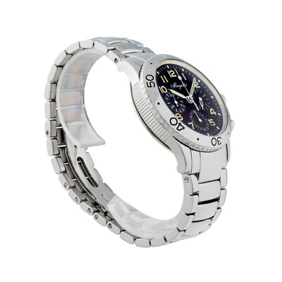 Mens Breguet Type XX Aeronavale 3800 Stainless Steel 39mm Black
