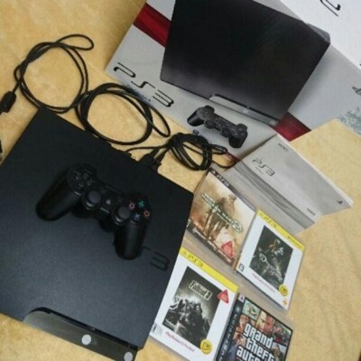 PS3 120GB CECH-2100A with game soft ware tested working from PS3 120GB CECH-2100A with game soft ware tested working from