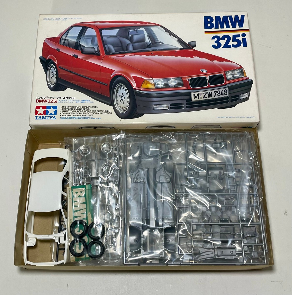 (未使用･未開封品)　タミヤ 1/24 BMW 325i (１／２４ スポーツカー:24106) ar3p5n1 TAMIYA 24106 1/24 Scale Kit BMW 325i | eBay