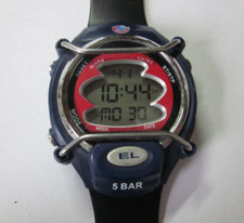 Fan-Artikel BAYERN MÜNCHEN LCD Digital Chronograph Armbanduhr Fußball Bundesliga