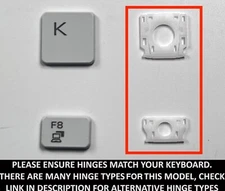 Dell Alienware M17 R2 | WHITE LAPTOP INDIVIDUAL KEYBOARD KEYS KEYCAPS