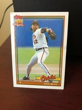 1991 Topps Baseball MLB Jose Mesa Card #512
