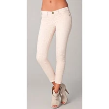 Current Elliott Stiletto dusty peach jeans sz 28