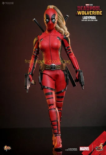 Figura de acción Hot Toys Mms747 1/6 Deadpool y Wolverine Ladypool en stock