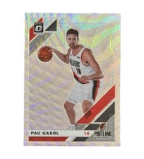 Excellent: 2019-20 Donruss Optic Silver Wave Pau Gasol Portland Trail Blazers