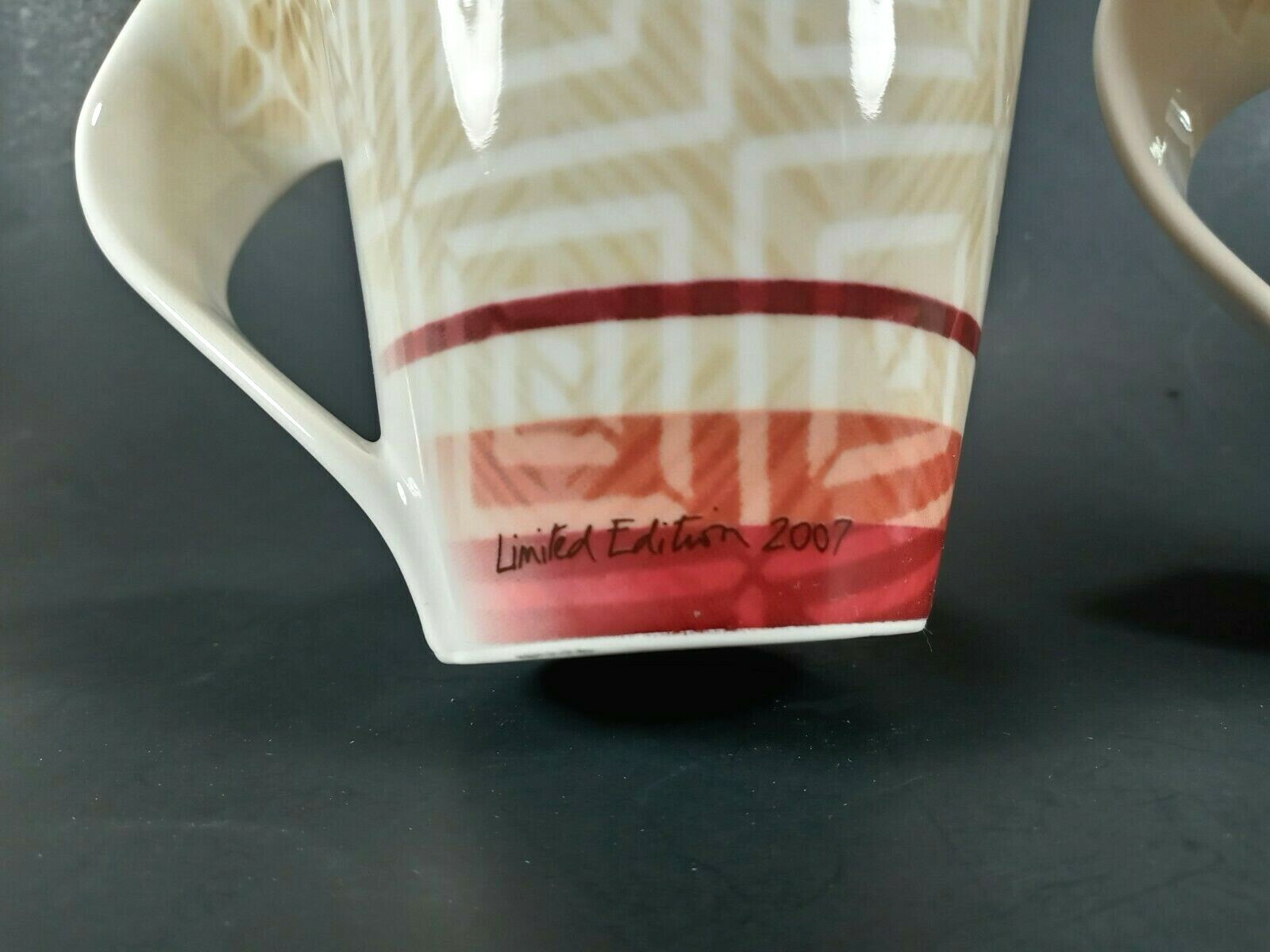 Villeroy & Boch Mugs New Wave Okavango 2 Coffee Cups '07 Limited Edition 12oz