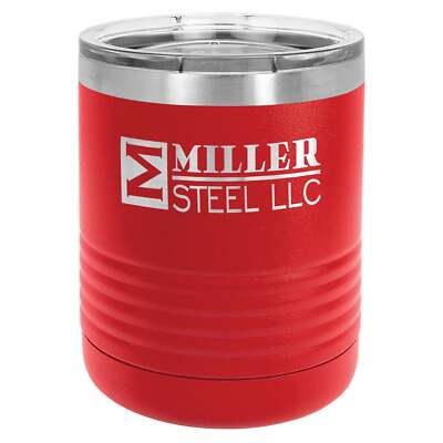 Personalized Polar Camel 10 oz. Stainless Insulated Ringneck Lowball Tumbler wit