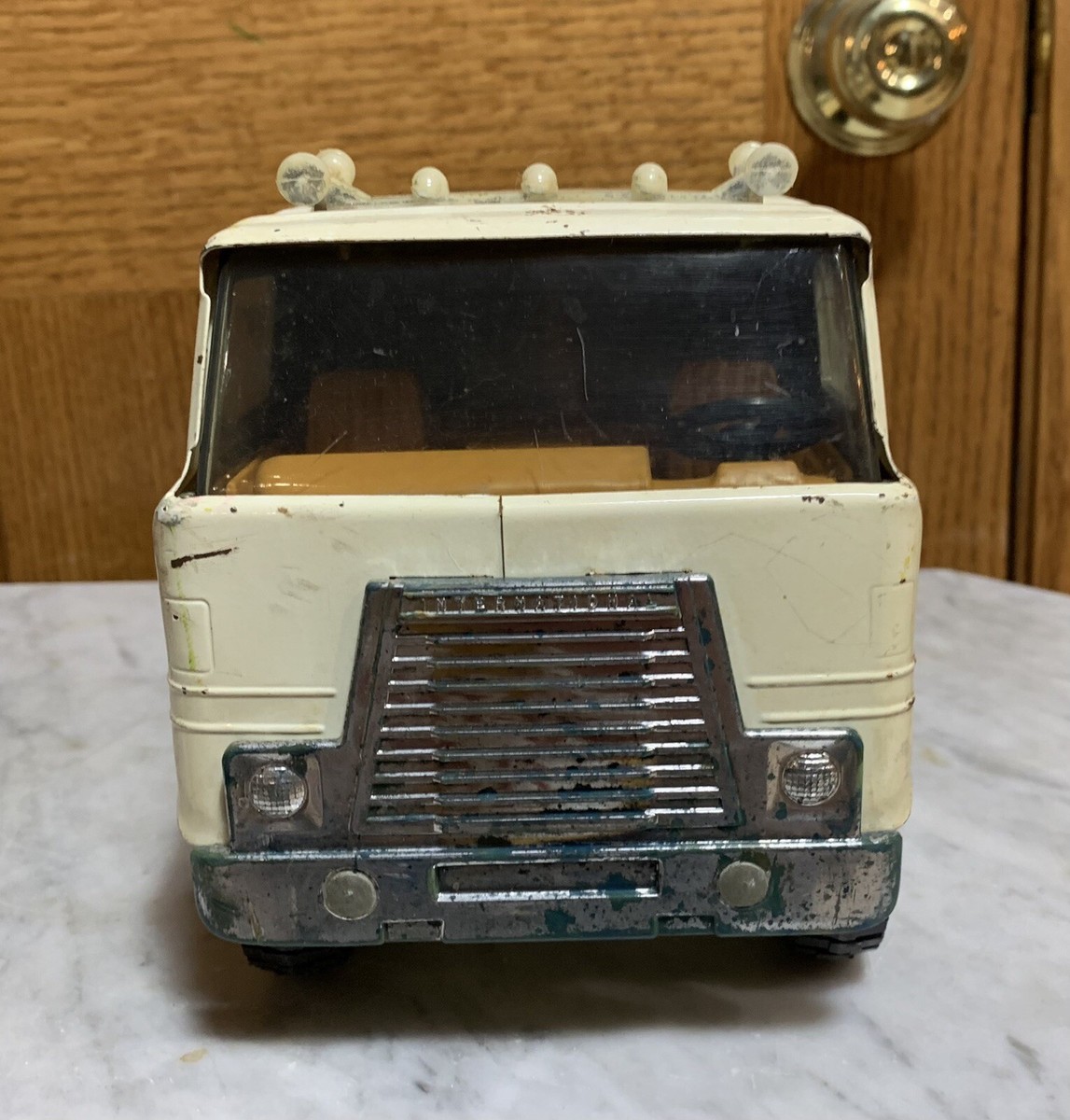 CAMION EN TOLE Ky Avec Remorque Intermache - 1/50 ? EUR 10,00 - FR